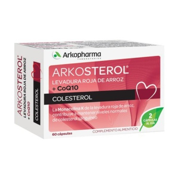 ARKOSTEROL LEVADURA ARROZ ROJO  Q10  60 CAPS