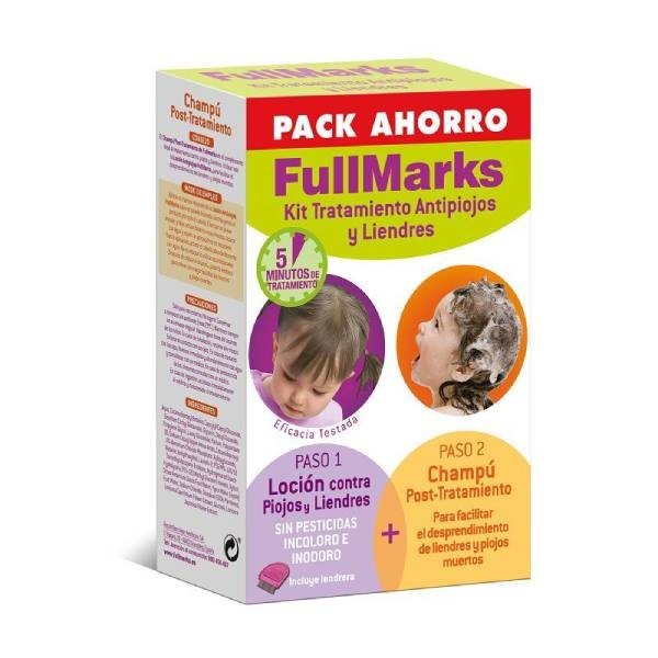 Fullmarks  Kit Antipiojos Loción  Champú