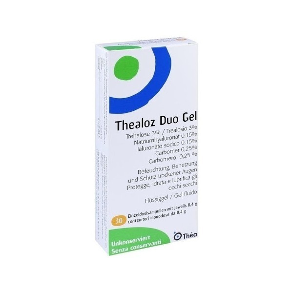 THEALOZ DUO GEL UNIDOSIS  04 G ML 30 UNIDOSIS