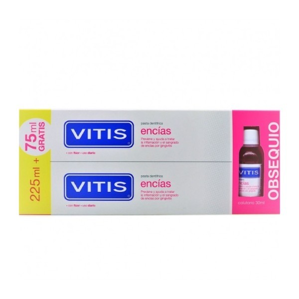 VITIS ENCIAS PASTA 2 UNIDADES  MINITALLA DE COLUTORIO