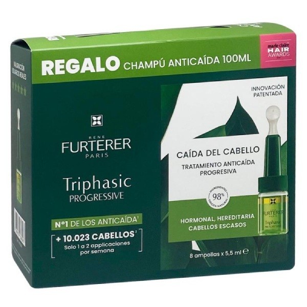 RENE FURTERER TRIPHASIC SUERO ANTICAIDA PROGRESIVA 8...