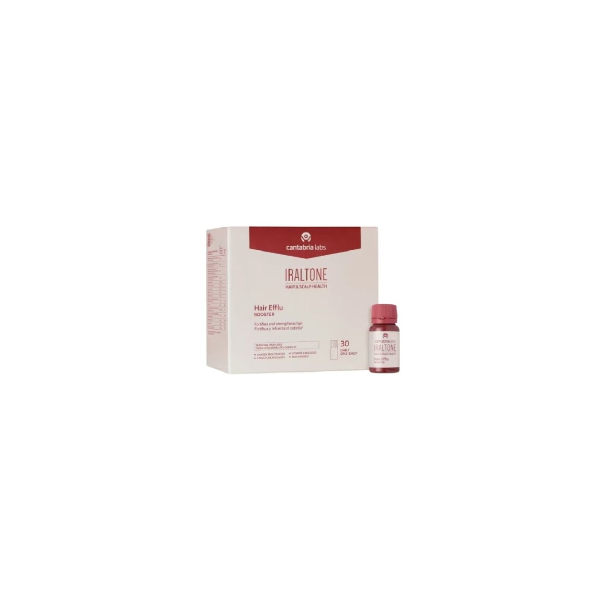 IRALTONE HAIR EFFLU BOOSTER 30 VIALES 15 ML