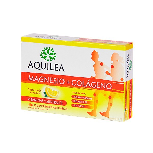 AQUILEA MAGNESIO  COLÁGENO 30 COMP MASTICABLES