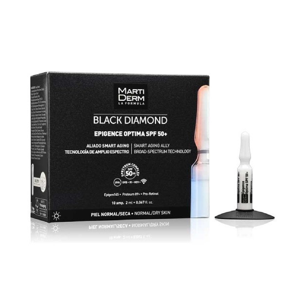 MARTIDERM BLACK DIAMOND  EPIGENCE OPTIMA SPF 50  10 AMPOLLAS